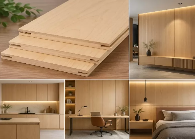 Kant-en-klare esdoornpanelen: een praktische en elegante oplossing voor moderne interieurtoepassingen